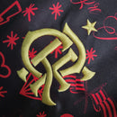 Camisa Flamengo Edição Limitada 2023/24 Torcedor Masculina Vermelha e Dourada