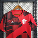 Camisa Flamengo Pós Jogo 2023/24 Torcedor Masculina Vermelha e Preta