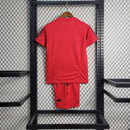 Kit Infantil Flamengo Treino 2023/24 Vermelho