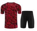 Conjunto de Treino Manchester United 2023/24 Torcedor Masculino Vermelho e Preto