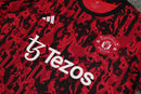 Conjunto de Treino Manchester United 2023/24 Torcedor Masculino Vermelho e Preto