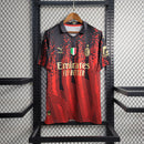 Camisa AC Milan Edição Limitada 2023/24 Torcedor Masculina Vermelha e Preta