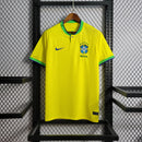 Camisa Brasil Home 2022/23 Torcedor Masculina Amarela
