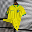 Camisa Brasil Home 2022/23 Torcedor Masculina Amarela