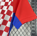 Camisa Croácia Home 2026 Torcedor Masculina Branca e Vermelha