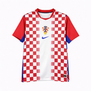Camisa Croácia Home 2026 Torcedor Masculina Branca e Vermelha