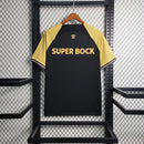 Camisa Sporting Third CR7 2023/24 Torcedor Masculina Preta e Amarela