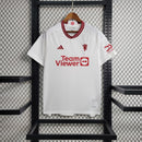Camisa Manchester United Third 2023/24 Torcedor Masculina Branca e Vermelha