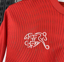 Camisa Suiça Home 2026 Torcedor Masculina Vermelha
