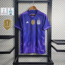Camisa Argentina Away 2022/23 Torcedor Masculina Roxa