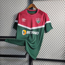 Camisa Fluminense Treino 2023/24 Torcedor Masculina Verde e Roxa