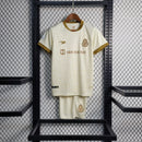 Kit Infantil Al Nassr Third 2022/23 Branco e Dourado