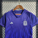 Kit Infantil Argentina Away 2022/23 Roxo