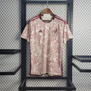 Camisa México Away 2022/23 Torcedor Masculina Vermelha e Branca