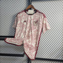 Camisa México Away 2022/23 Torcedor Masculina Vermelha e Branca