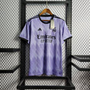 Camisa Real Madrid Away 2022/23 Torcedor Masculina Roxa
