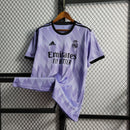 Camisa Real Madrid Away 2022/23 Torcedor Masculina Roxa