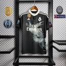 Camisa Retrô Real Madrid 2014/15 Torcedor Masculina Dragão Preto