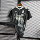 Camisa Retrô Real Madrid 2014/15 Torcedor Masculina Dragão Preto