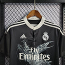 Camisa Retrô Real Madrid 2014/15 Torcedor Masculina Dragão Preto